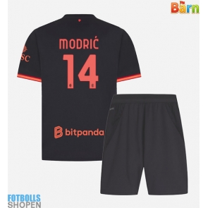 Billiga AC Milan Luka Modric #14 Tredjeställ Barn 2026-27 Kortärmad (+ Korta byxor)